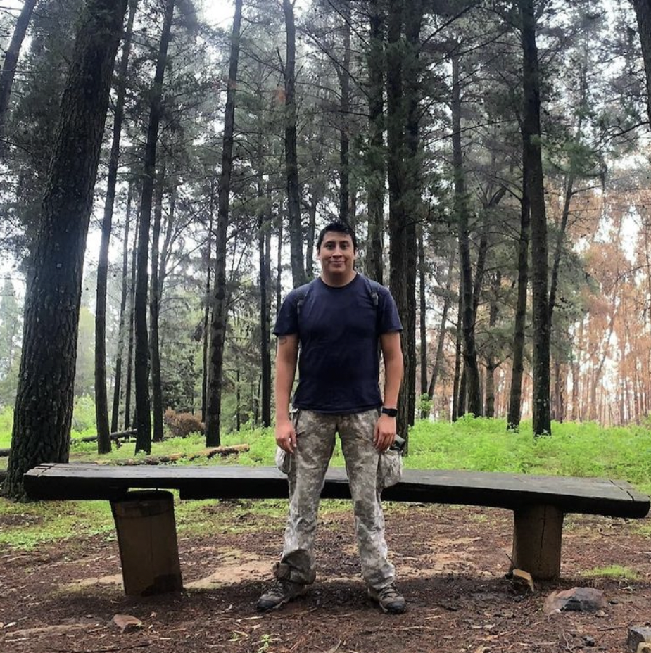 Pablo Butron en el bosque